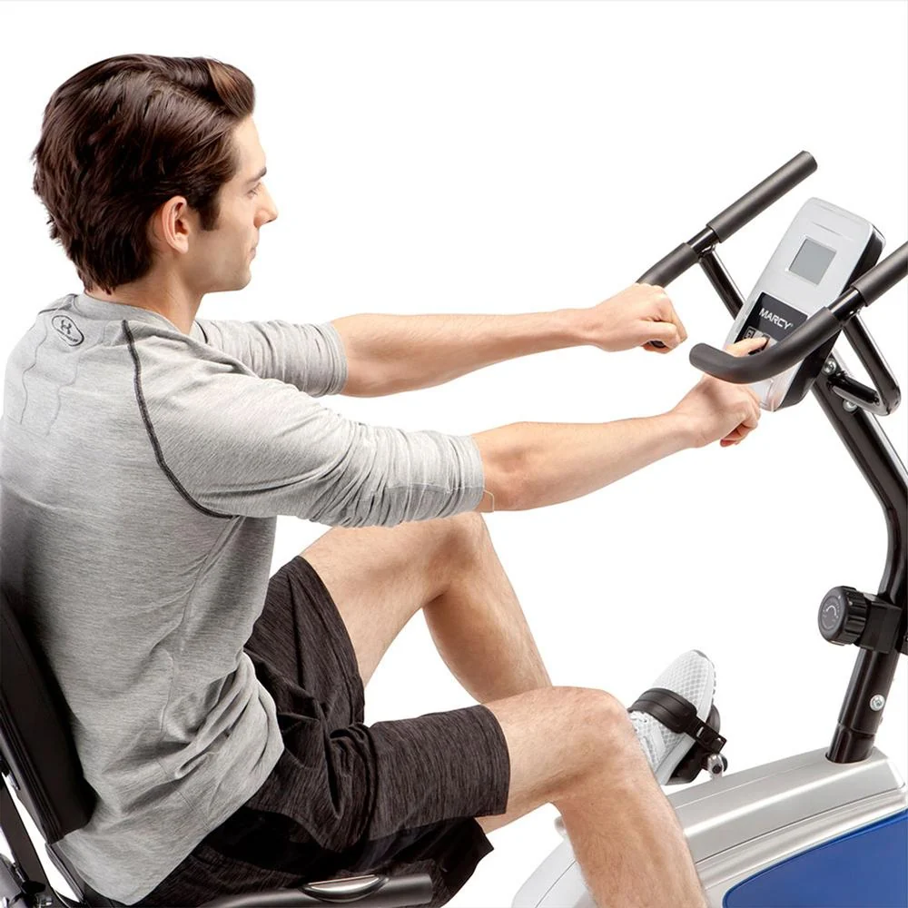 Marcy Magnetic Recumbent Exercise Bike with 8 Resistance Levels - ME-1019R - Open Box - Image 9