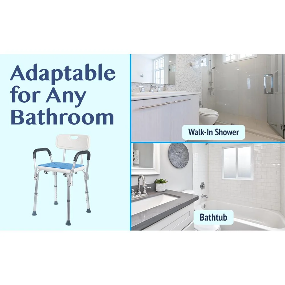 Medokare Premium Shower Chair Bath and Medical Grade Shower Seat OPEN BOX + 1 Yr Warranty - Image 12