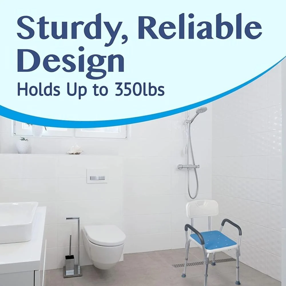 Medokare Premium Shower Chair, Bath Chair and Shower Seat, Adjustable Open Box - Image 5