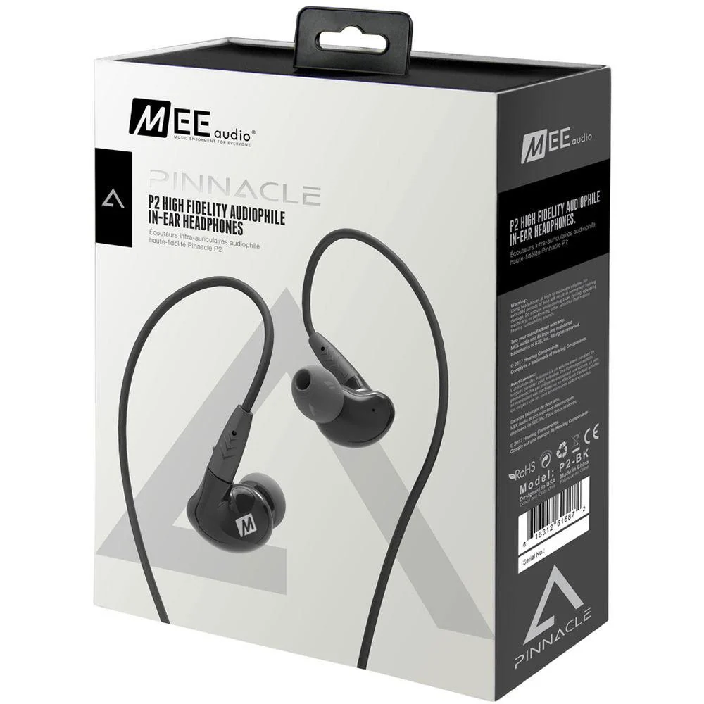 MEE Audio Pinnacle P2 Hi Fidelity Audiophile In-Ear Headphone + Warranty Bundle - Image 10