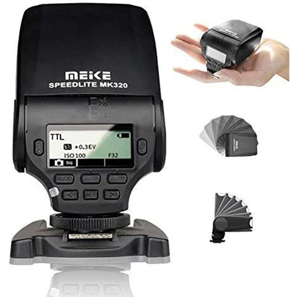 MEIKE MK320 MK-320-S TTL Master HSS Flash Speedlite Speedlight for Sony Digital SLR - Image 7