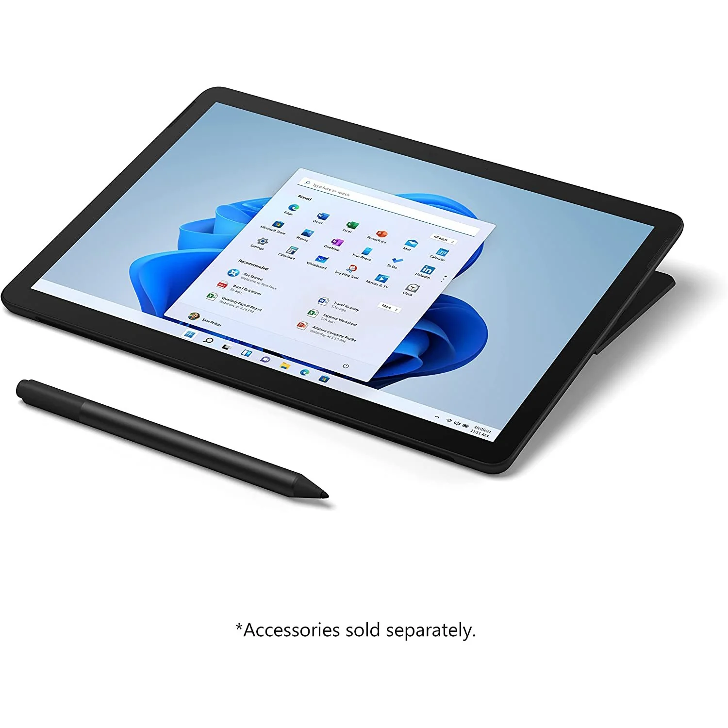Microsoft 8VC-00016 Surface Go 3 10.5" Intel Pentium 8GB/128GB SSD Touch Tablet, Black - Image 2