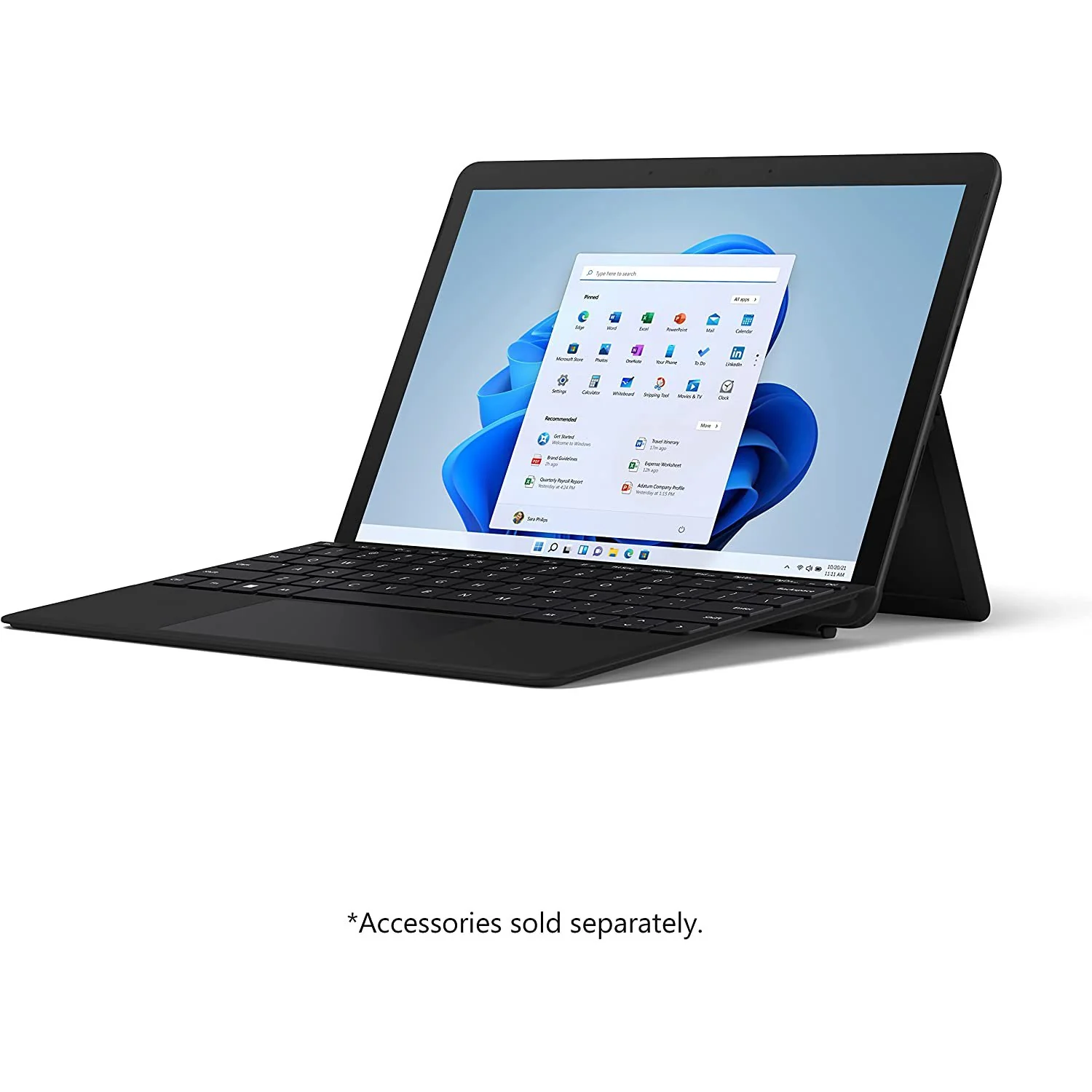 Microsoft 8VC-00016 Surface Go 3 10.5" Intel Pentium 8GB/128GB SSD Touch Tablet, Black - Image 5