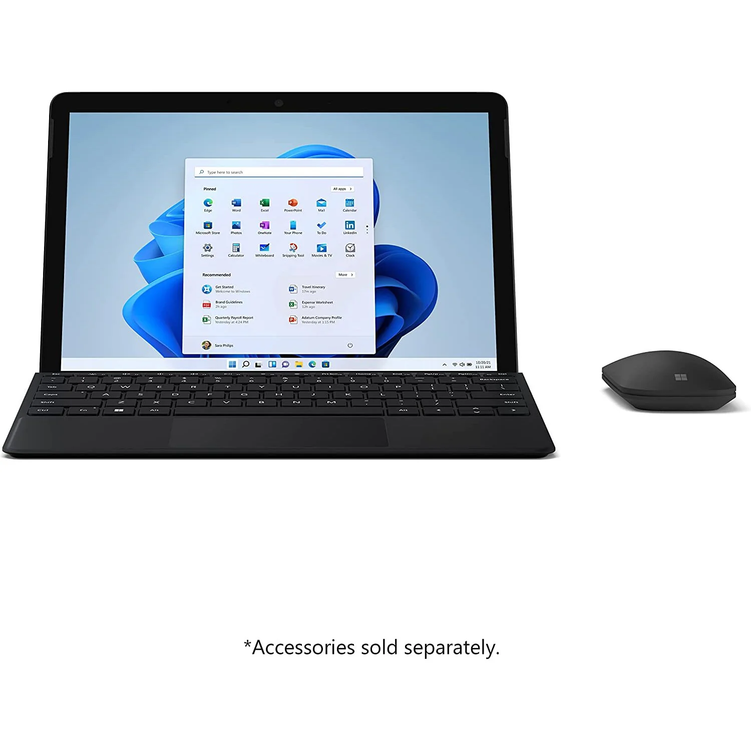 Microsoft 8VC-00016 Surface Go 3 10.5" Intel Pentium 8GB/128GB SSD Touch Tablet, Black - Image 6