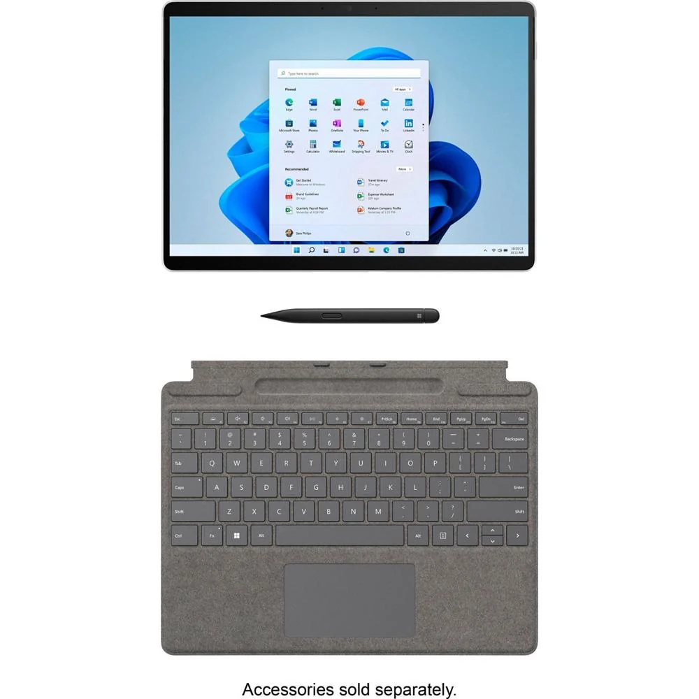 Microsoft E7F-00001 Surface Pro X 13" Touchscreen 8GB/256GB with SQ 1 Open Box - Image 4