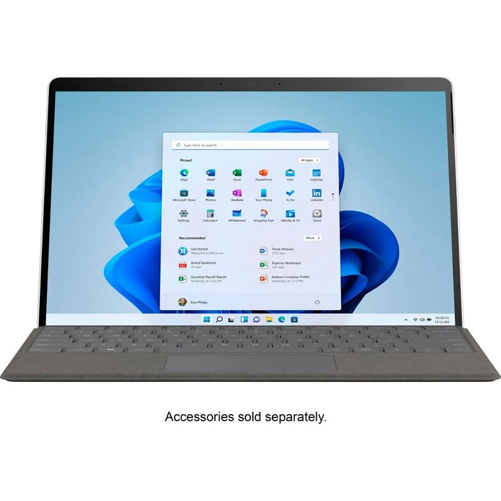 Microsoft E7F-00001 Surface Pro X 13" Touchscreen 8GB/256GB with SQ 1 Open Box - Image 5