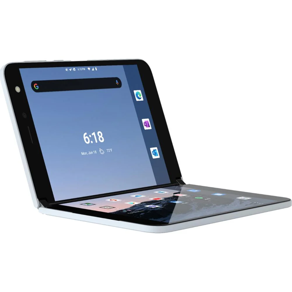 Microsoft Surface Duo 128GB Folding 2 Screen Smartphone- Glacier - Unlocked - Image 7