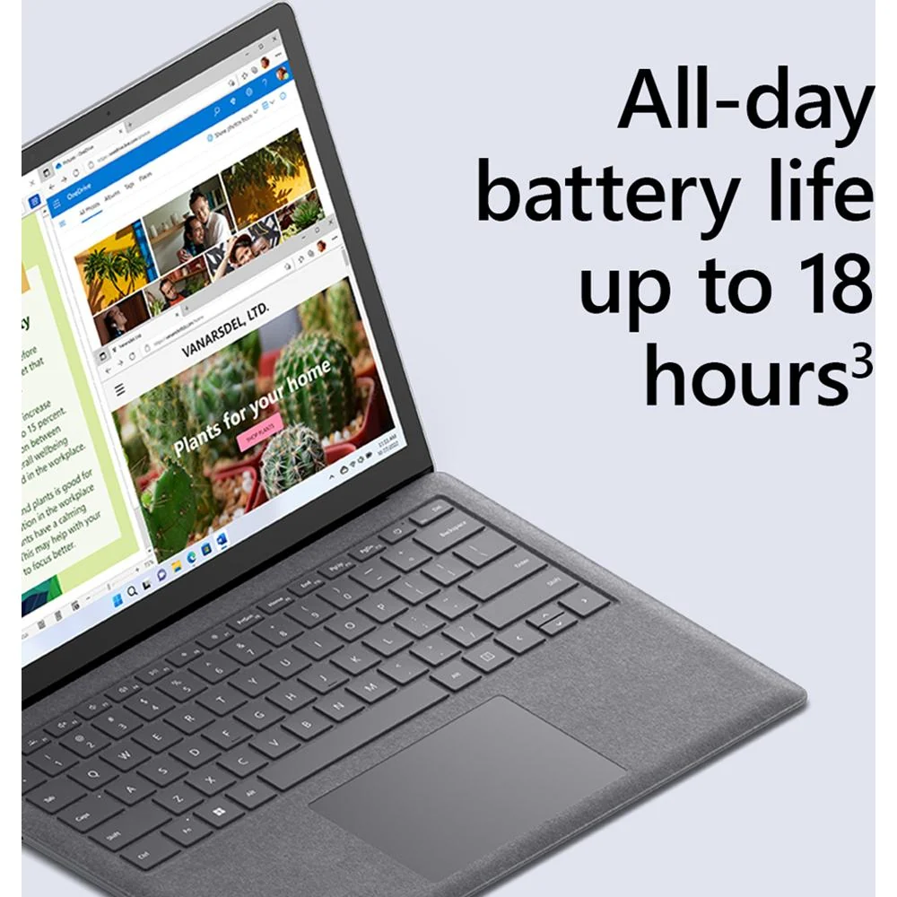 Microsoft Surface Laptop 5 13.5" Intel i5, 8GB/256GB Touch, Platinum (QZI00001) - Open Box - Image 8