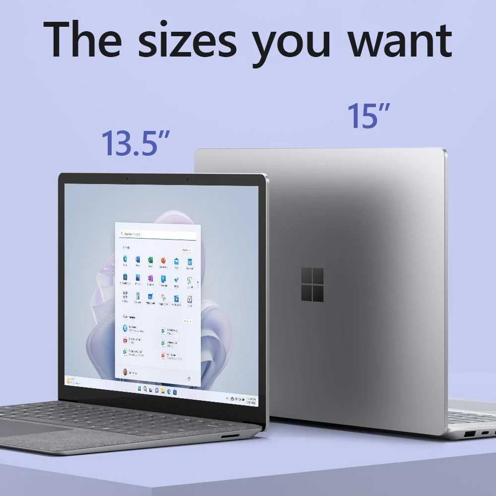 Microsoft Surface Laptop 5 13.5" Intel i5, 8GB/512GB Touch, Platinum Open Box - Image 9