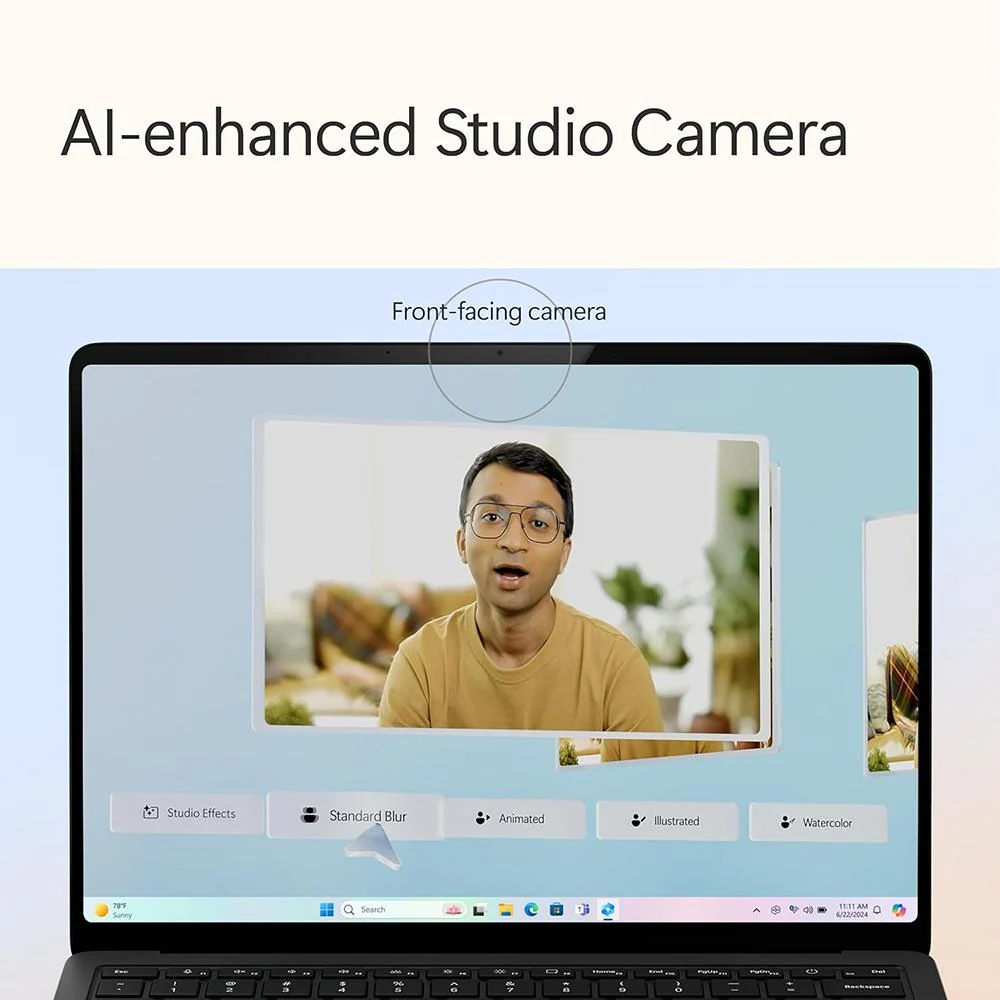 Microsoft Surface Laptop Copilot+ PC 13.8", Snapdragon X Elite, 16GB/512GB, Black - Image 7