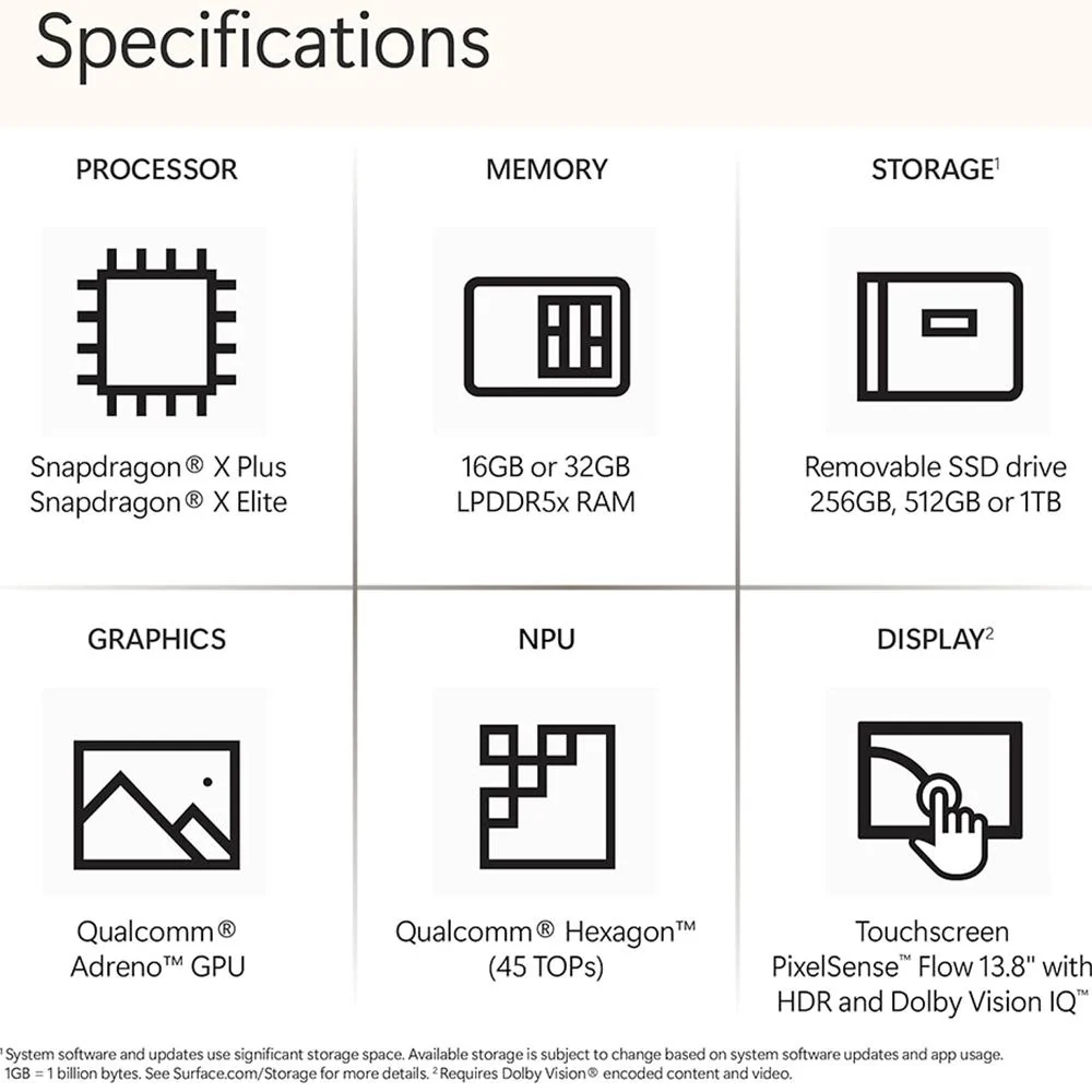 Microsoft Surface Laptop Copilot+ PC 13.8" (7th Edition), Platinum - Image 9