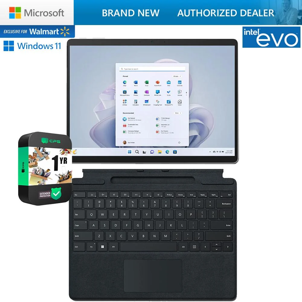 Microsoft Surface Pro 9 13" Tablet i7, 16/256GB, Platinum w/ Keyboard +Extended Protection - Image 17