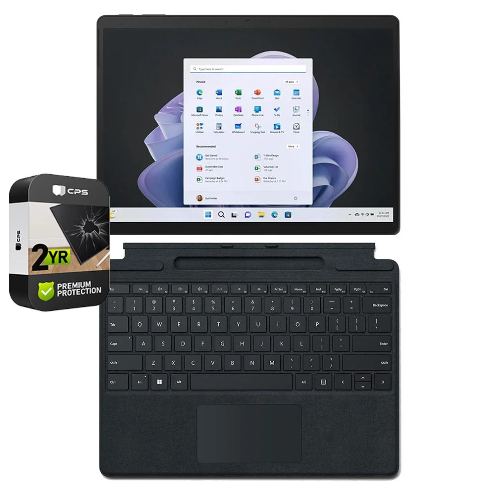 Microsoft Surface Pro 9 13" Tablet i7 Graphite Refurb. + Keyboard & 2Yr Warranty
