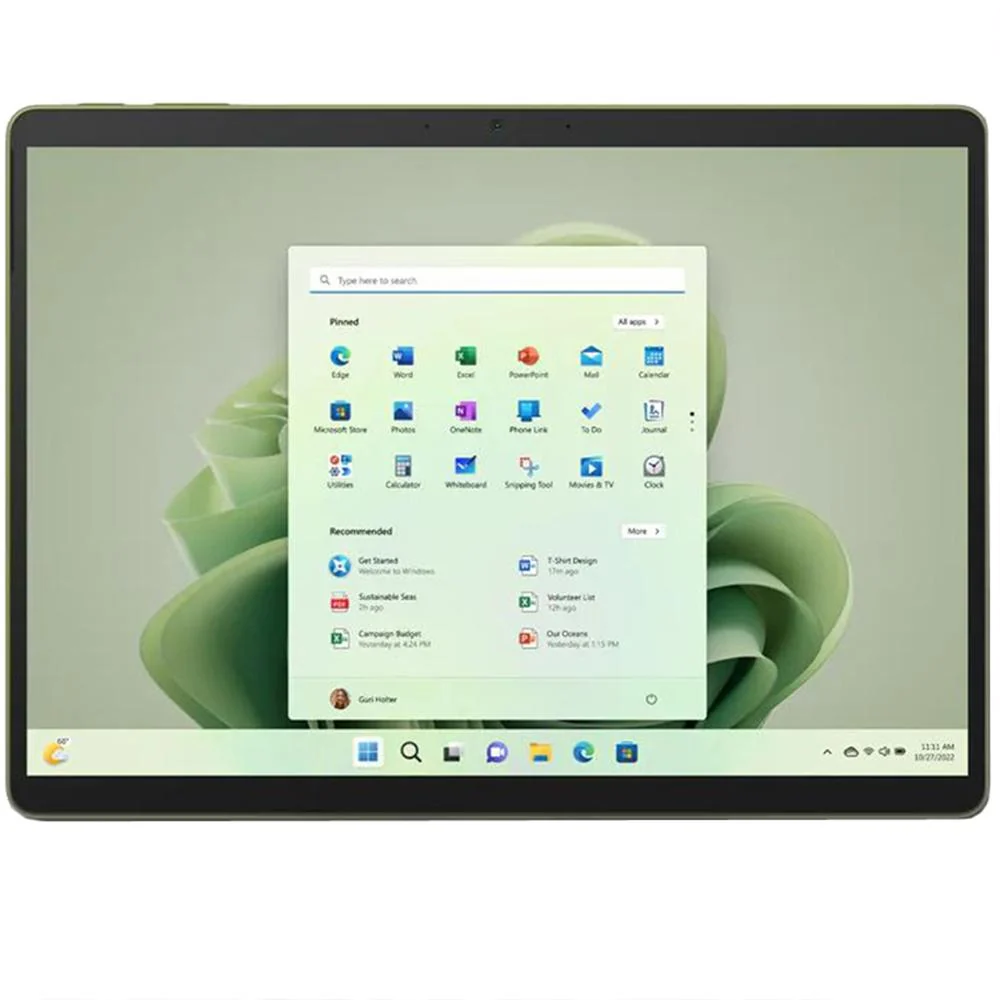 Microsoft Surface Pro 9 13" Touch Tablet Intel i5 8/256GB Forest+2 Yr Warranty - Image 3