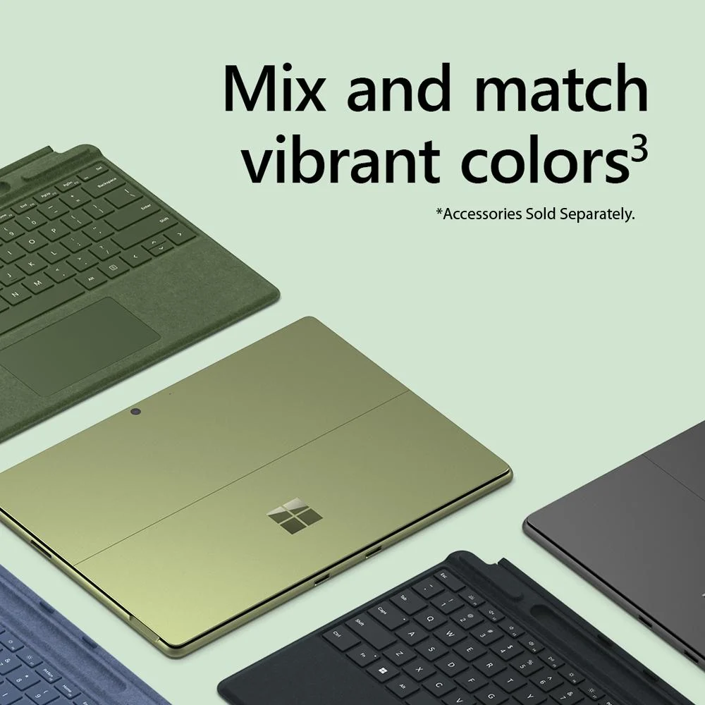 Microsoft Surface Pro 9 13" Touch Tablet Intel i7 16/256GB Forest +2 Yr Warranty - Image 11