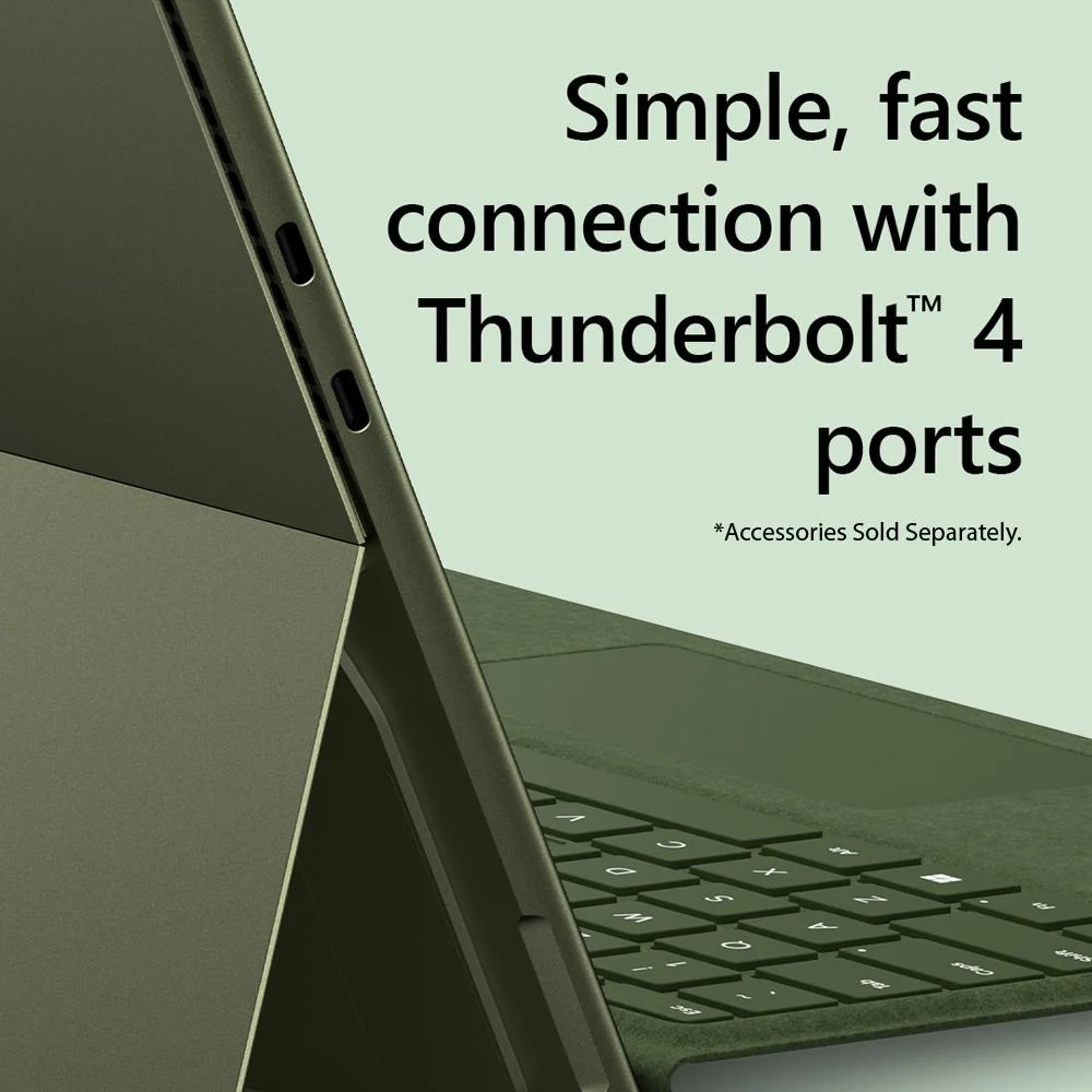 Microsoft Surface Pro 9 13" Touch Tablet Intel i7 16/256GB Forest +2 Yr Warranty - Image 9