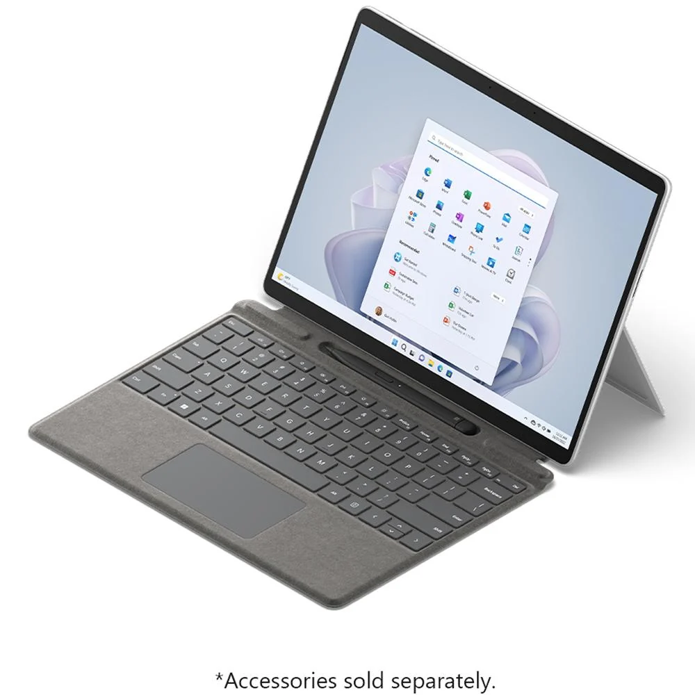 Microsoft Surface Pro 9 13" Touch Tablet, Intel i7, 16GB/1TB, Platinum (QKI-00001) - Image 2