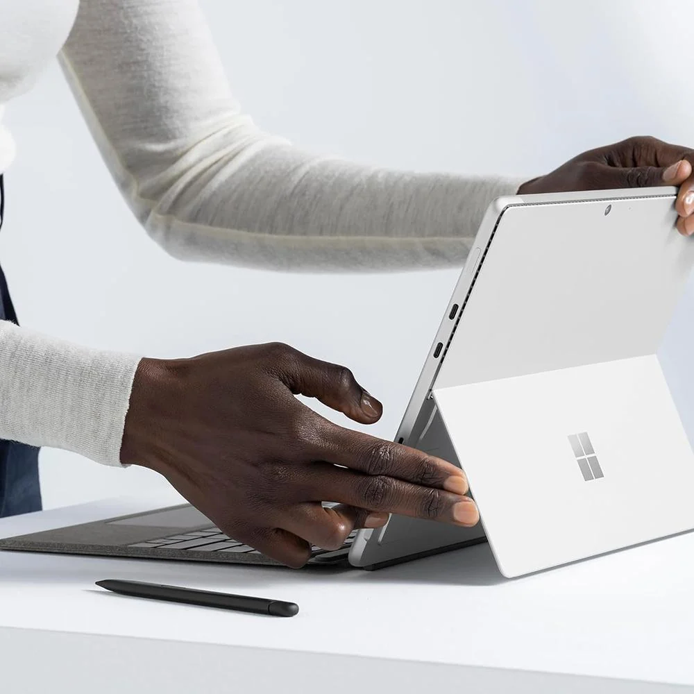 Microsoft Surface Pro Copilot+ PC Keyboard Cover with Slim Pen 2 Bundle, Platinum - Image 5
