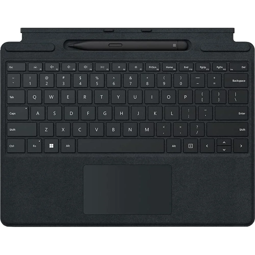 Microsoft Surface Pro Signature Keyboard with Slim Pen 2 Bundle, Black