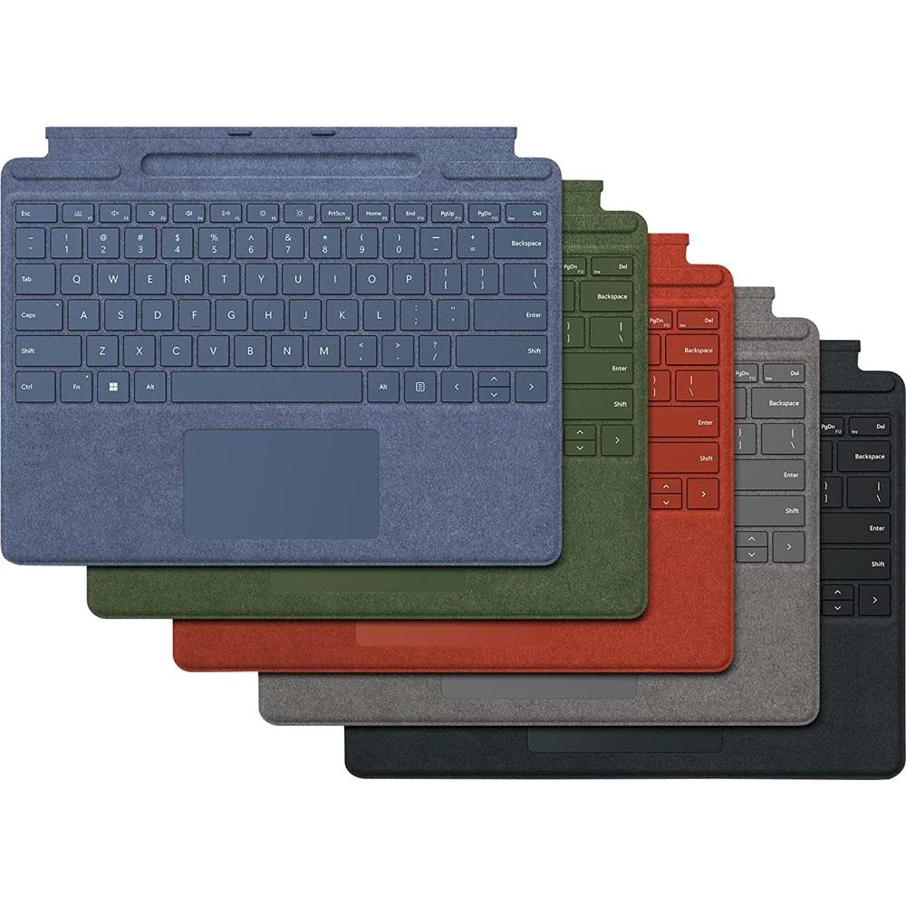 Microsoft Surface Pro Signature Mechanical Keyboard - Forest Green (8XA-00121) - Open Box - Image 2
