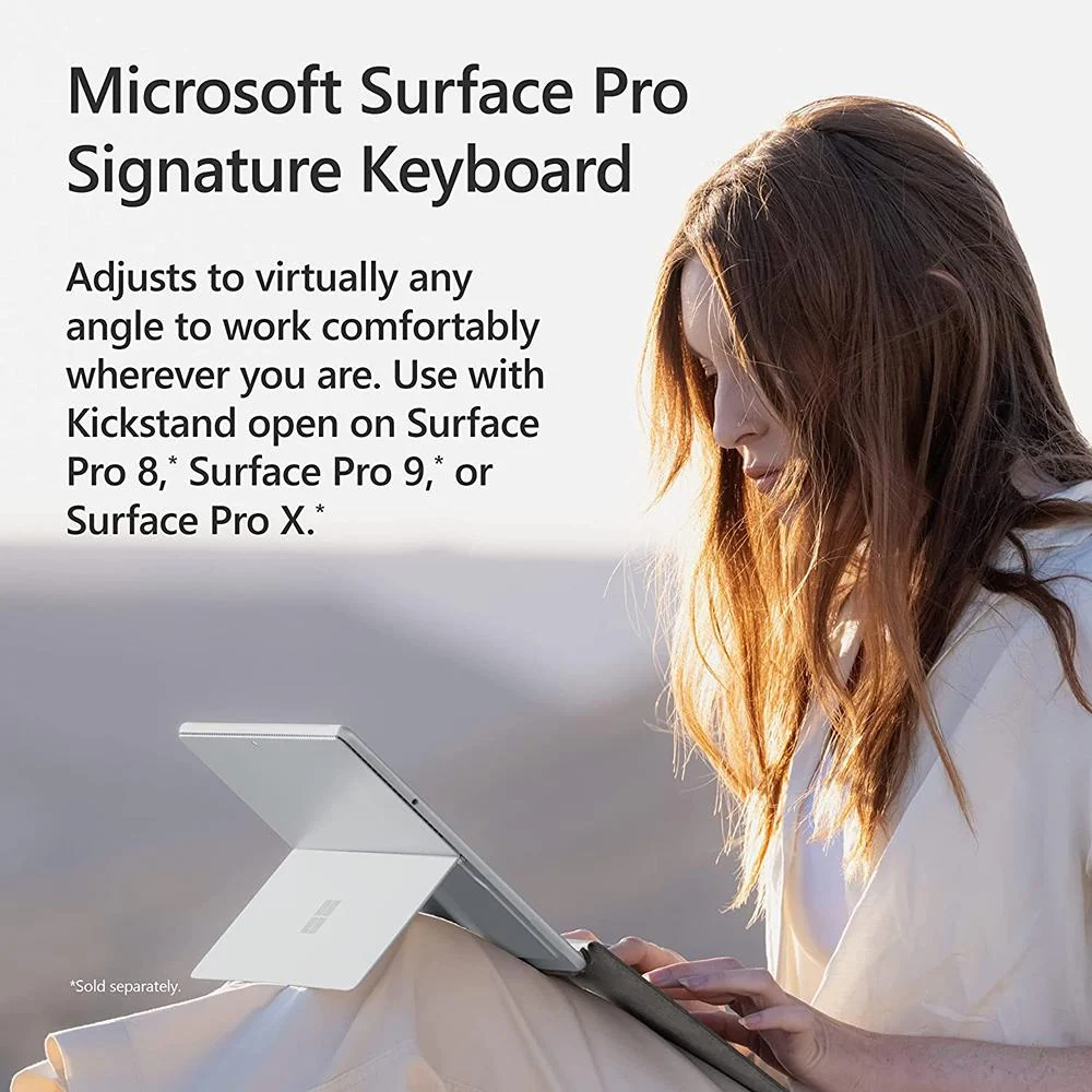 Microsoft Surface Pro Signature Mechanical Keyboard - Sapphire (8XA-00097) - Open Box - Image 4