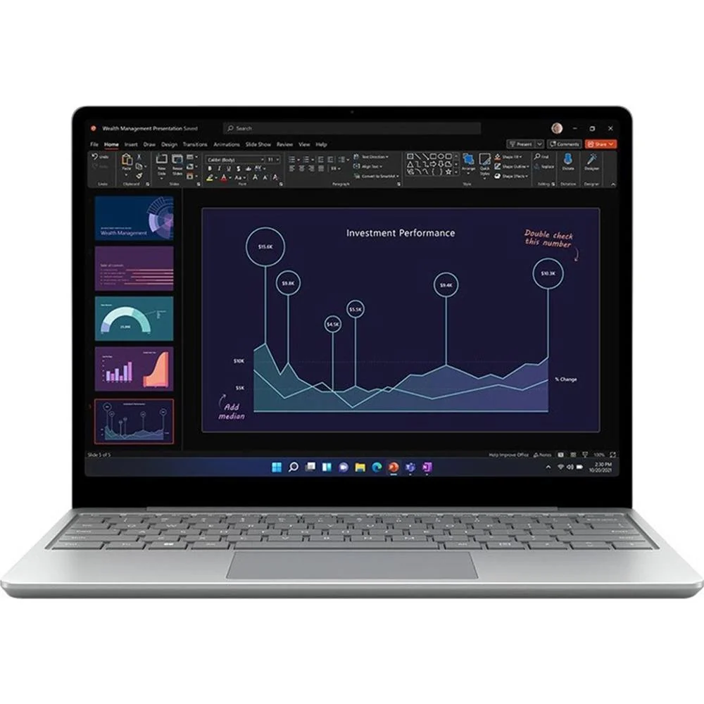 Microsoft Surface Surface Go 2 12.4" Touchscreen Laptop in Platinum - VUQ-00007