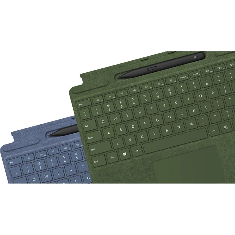 Microsoft Surface Pro Signature Keyboard with Slim Pen 2 Bundle, Forest Color Keyboard - Image 4