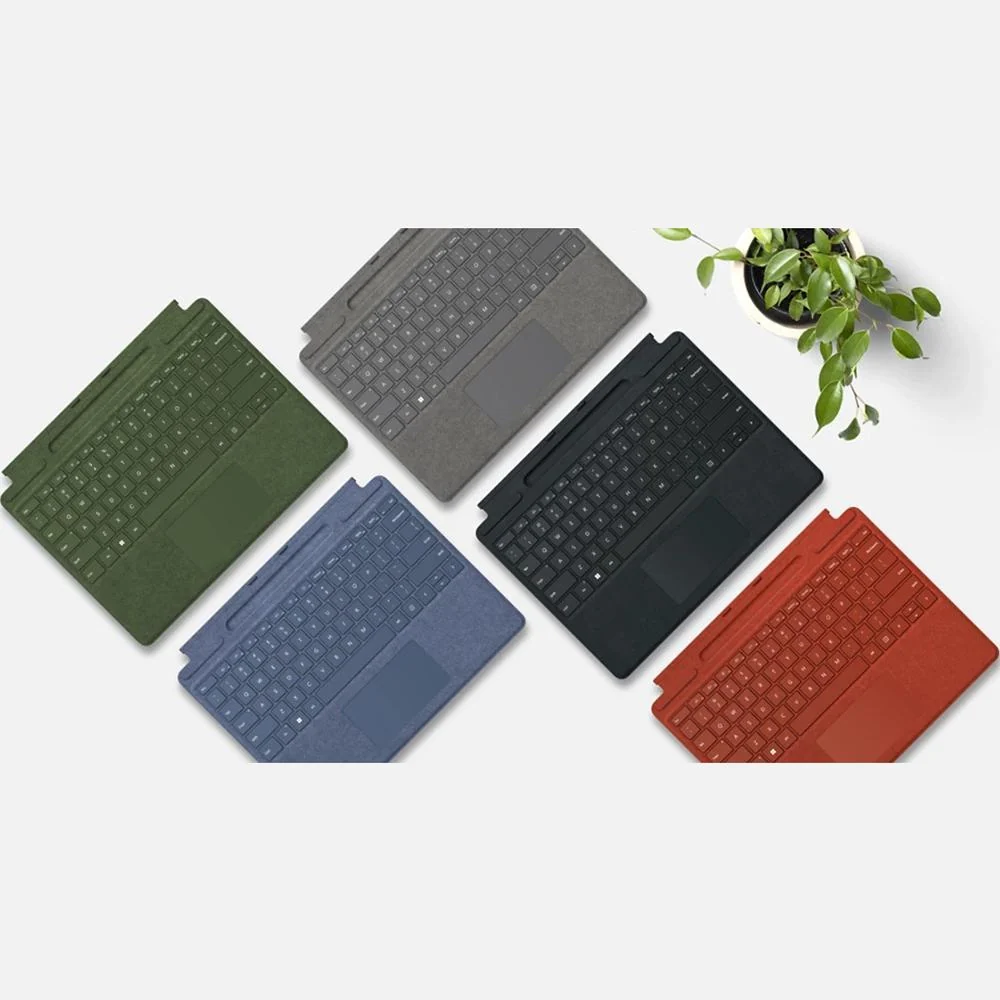 Microsoft Surface Pro Signature Keyboard with Slim Pen 2 Bundle, Forest Color Keyboard - Image 6