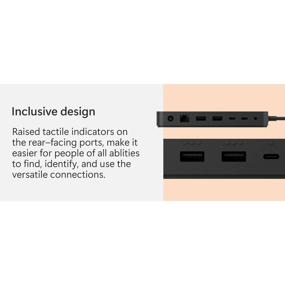 Microsoft Surface Thunderbolt Dock High-Speed Docking Station - T8H-00001 - Open Box - Image 8