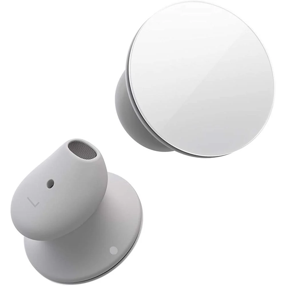 Microsoft Surface True Wireless Bluetooth Stereo Earbuds, Glacier - Open Box