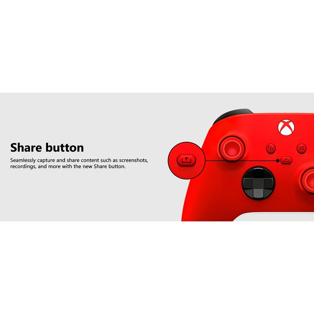 Microsoft Xbox Wireless Pulse Red Gaming Controller - Image 8