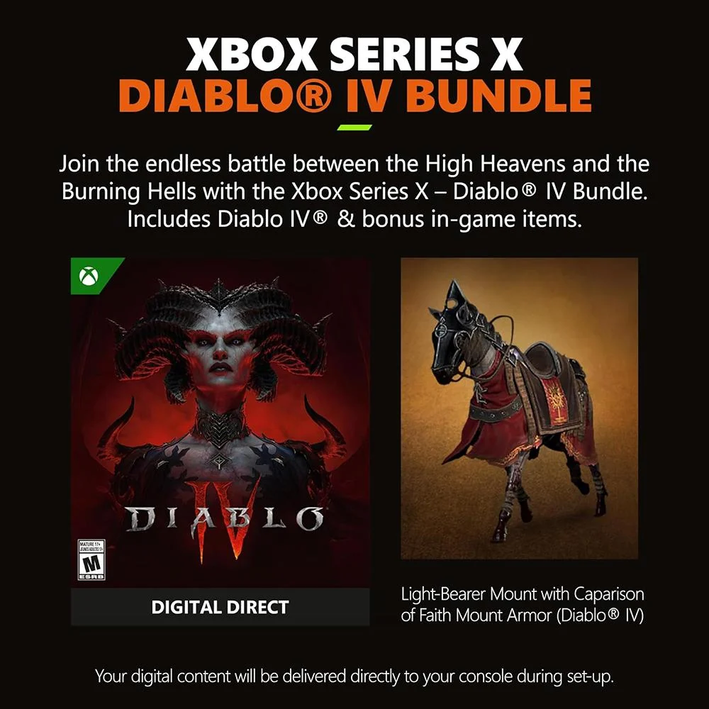Microsoft Xbox Series X 1TB SSD Diablo IV Bundle - Open Box - Image 2