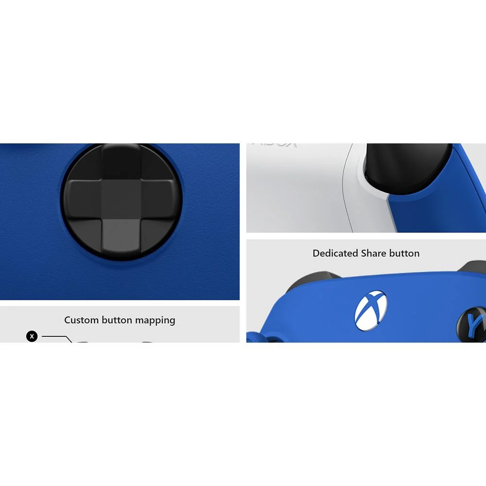 Microsoft Xbox Special Edition Wireless Controller; Shock Blue OPEN BOX + 1 Year Warranty - Image 12