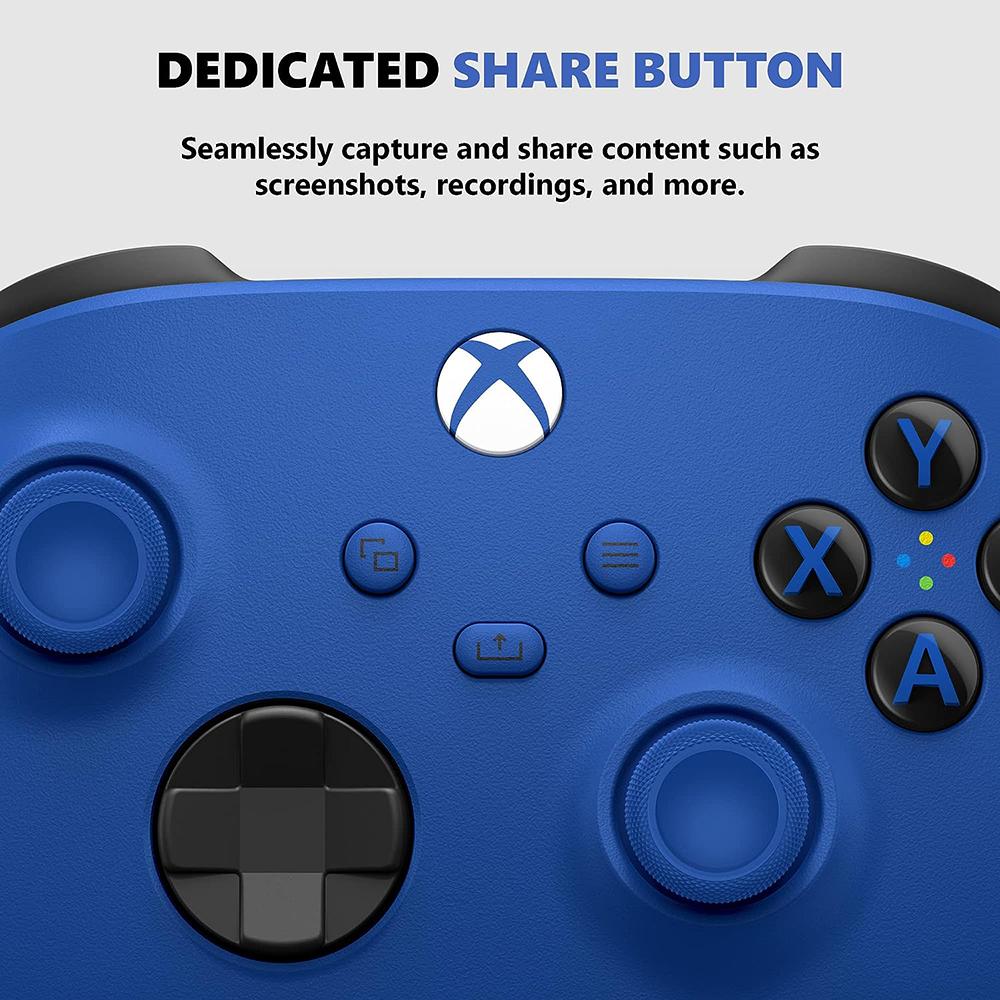 Microsoft Xbox Special Edition Wireless Controller; Shock Blue - Open Box - Image 4