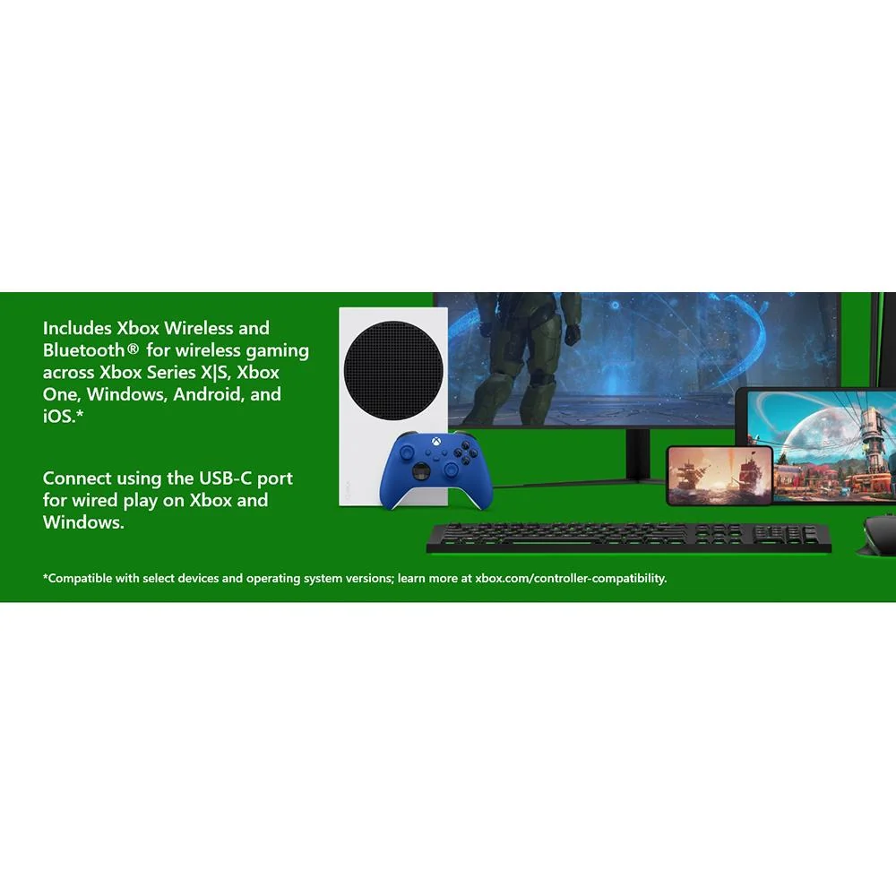 Microsoft Xbox Special Edition Wireless Controller; Shock Blue - Open Box - Image 9