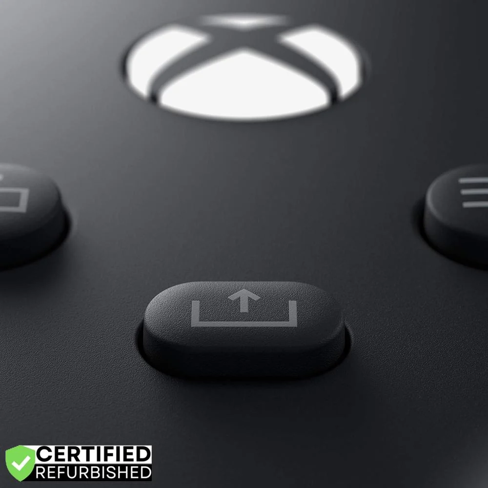 Microsoft Xbox Wireless Bluetooth Controller with USB Carbon Black Renewed - Image 4