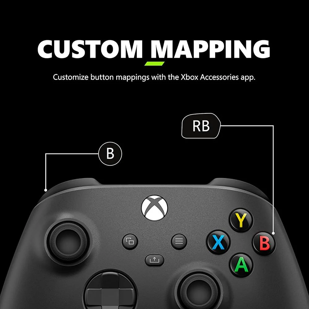 Microsoft Xbox Wireless Gaming Controller 2025 Black Open Box + 1 Year Warranty - Image 4