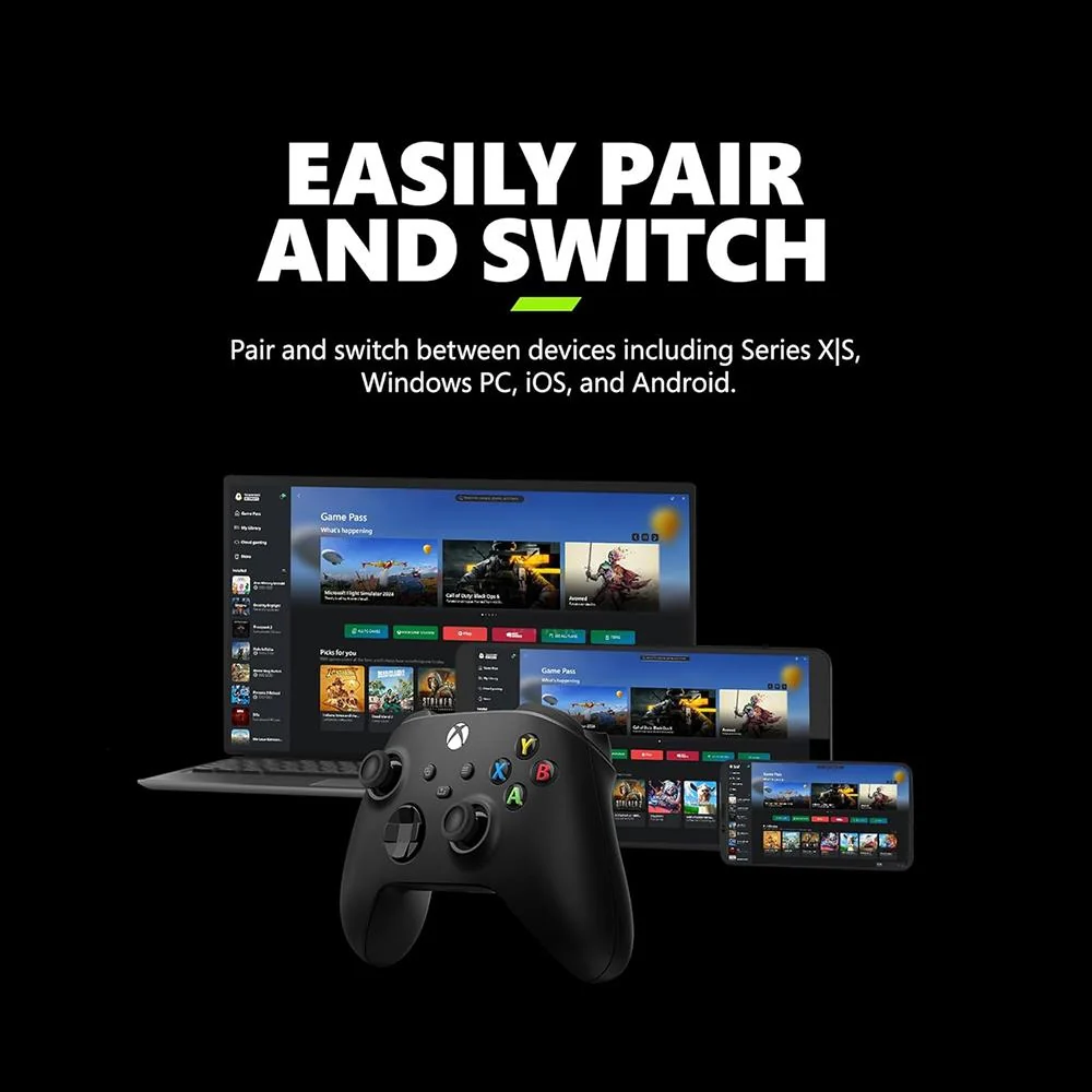 Microsoft Xbox Wireless Gaming Controller 2025 Black Open Box + 1 Year Warranty - Image 7