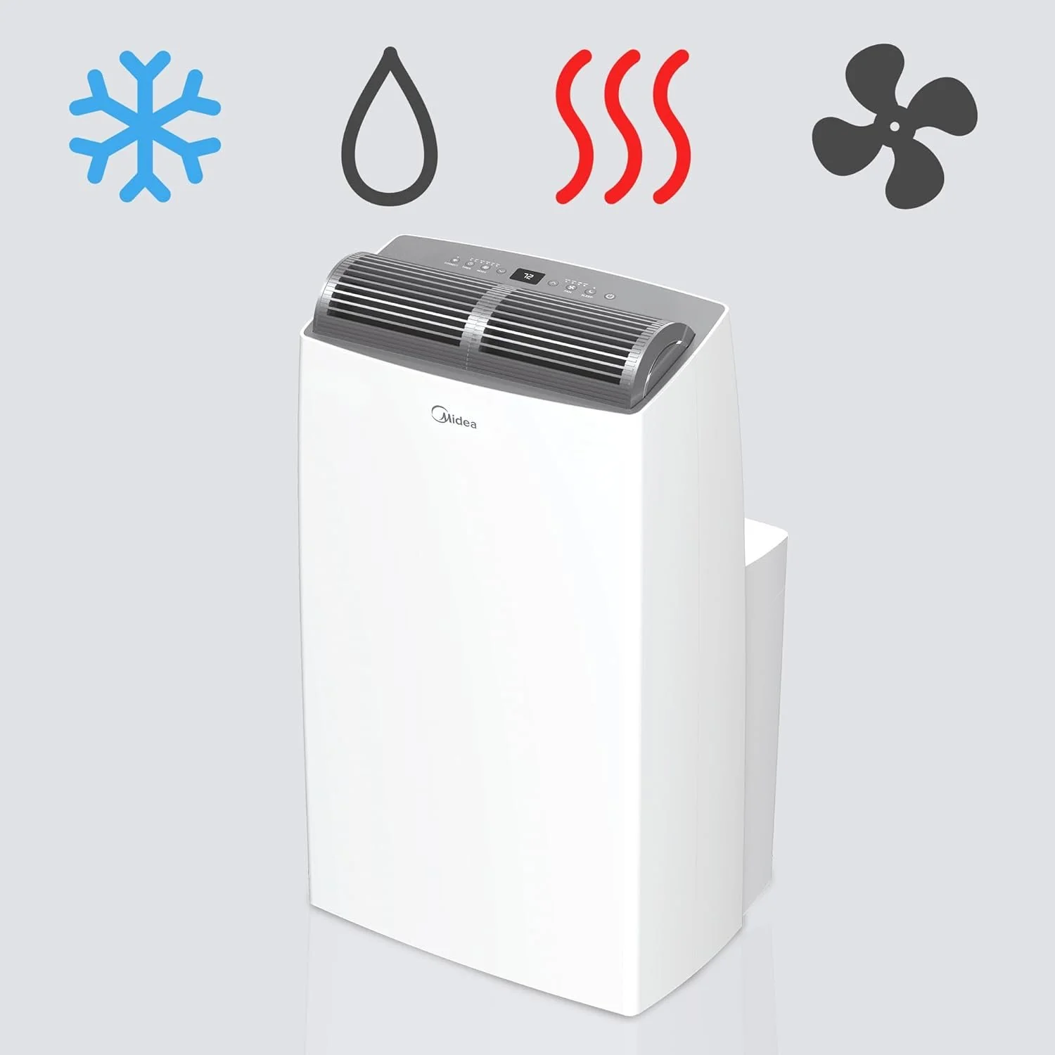 Midea Duo 14,000 BTU Quiet Portable Air Conditioner, with Heat (Refurbished) - Image 12
