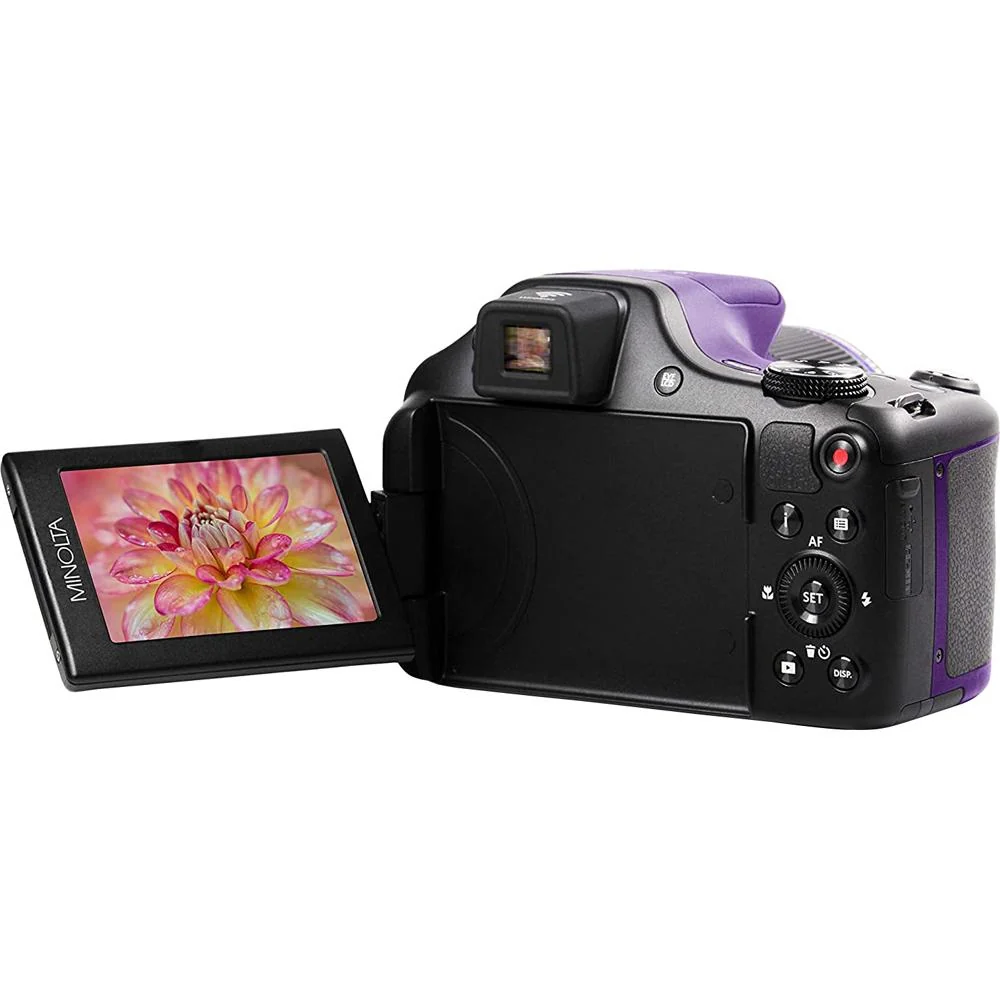 Minolta 20 MP HD Bridge Digital Camera w/67x Zoom (Open Box) + 1 Year Warranty Pack - Image 4
