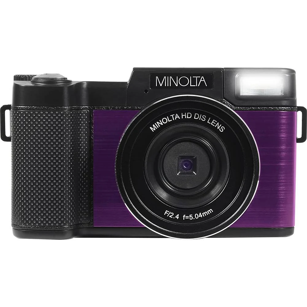 Minolta 30 MP 2.7K Ultra HD 4X Zoom Digital Camera (Open Box) + 1 Year Warranty - Image 4