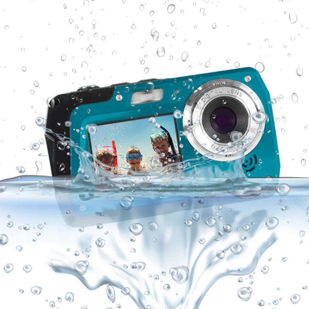 Minolta 48 MP Dual Screen 2.7K Ultra HD Waterproof Digital Camera - MN40WP-BL - Open Box - Image 4