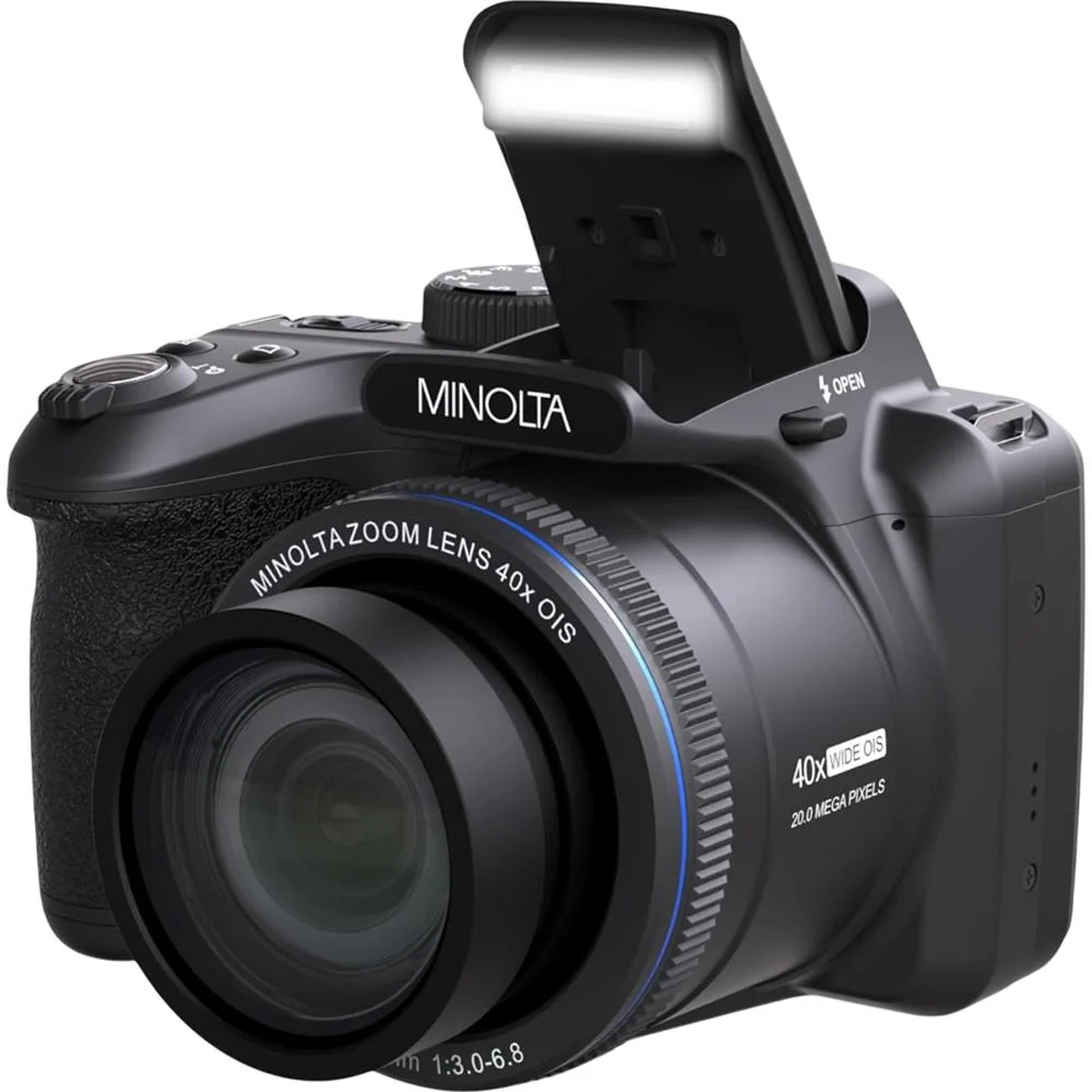 Minolta MN40Z 20MP 1080P FHD Bridge Camera w/40x Optical Zoom Open Box + 1 Year Warranty - Image 2