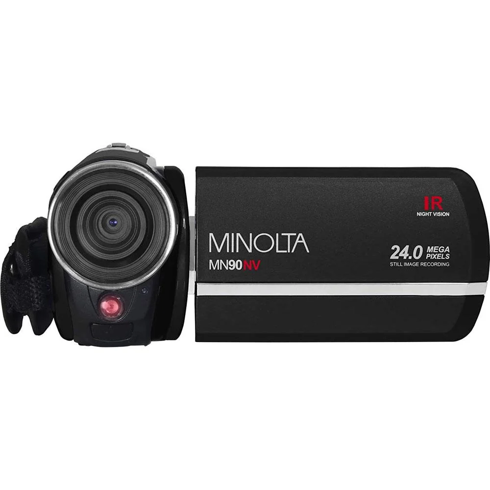 Minolta MN90NV 24MP HD IR Night Vision Digital Camcorder with 8GB Card Open Box - Image 2