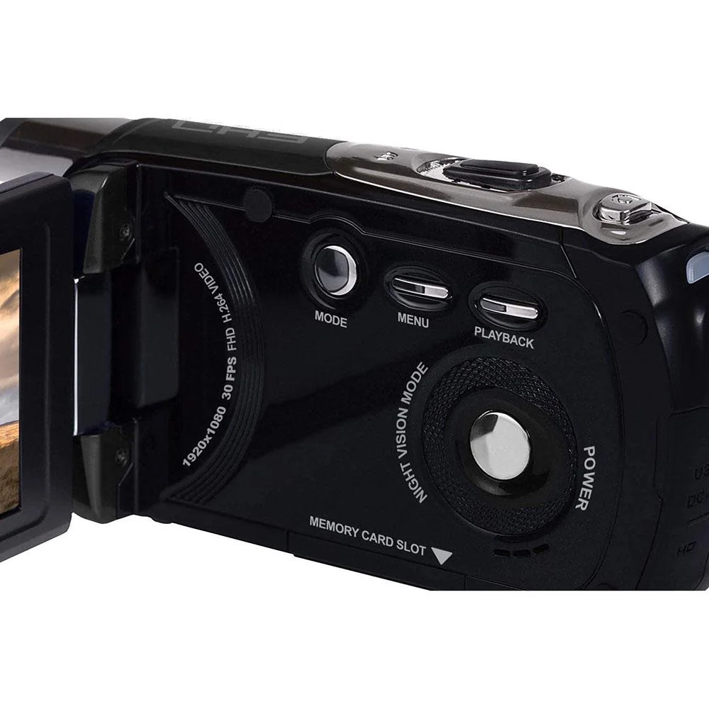 Minolta MN90NV 24MP HD IR Night Vision Digital Camcorder with 8GB Card Open Box - Image 4