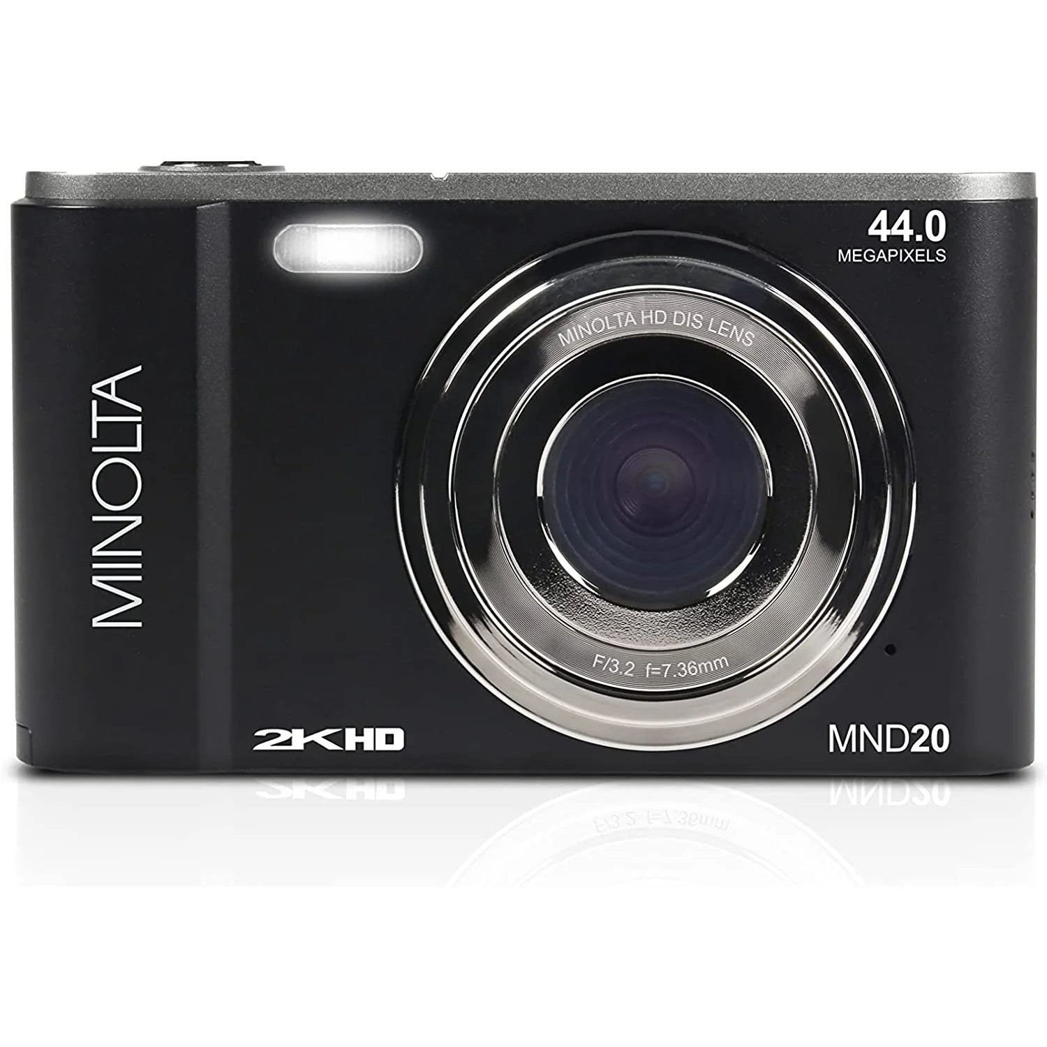 Minolta MND20 44 MP / 2.7K Ultra HD Digital Camera - Black - Image 243