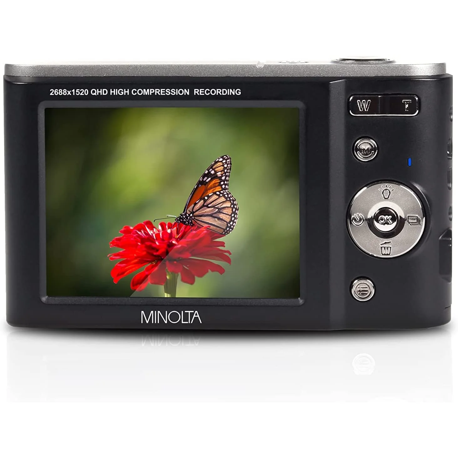 Minolta MND20 44 MP / 2.7K Ultra HD Digital Camera - Black - Image 57