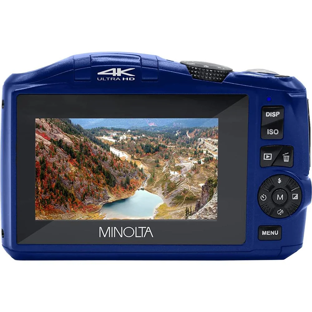 Minolta MND50-BL 48 MP 4K Ultra HD 16X Digital Zoom Digital Camera (Blue) - Open Box - Image 5
