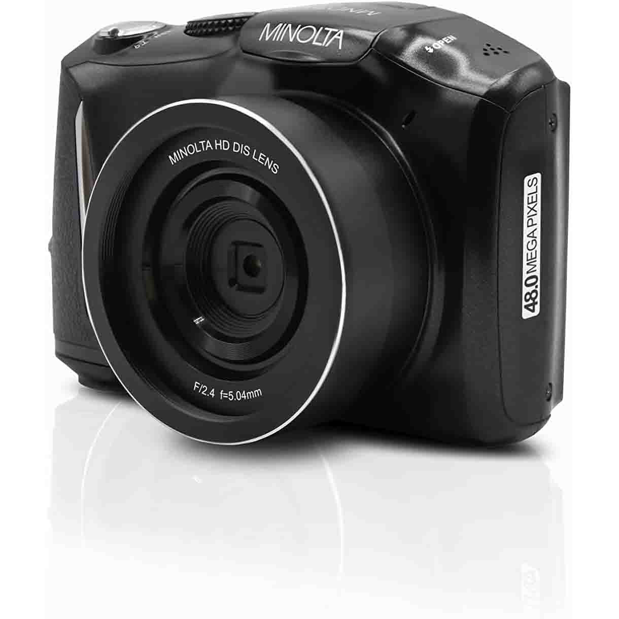 Minolta MND50-P 48 MP 4K Ultra HD 16X Digital Zoom Digital Camera (Purple) - Open Box - Image 3