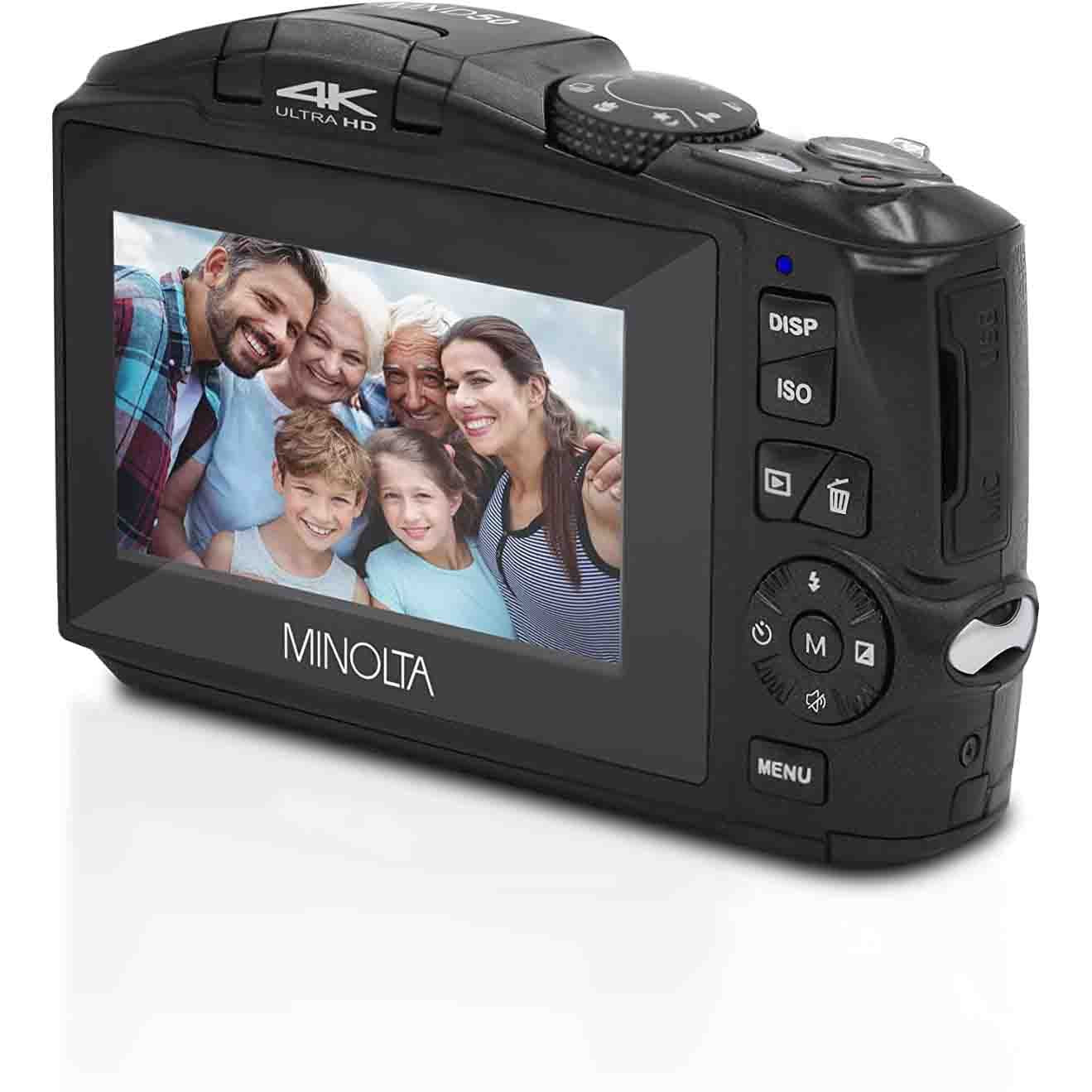 Minolta MND50-P 48 MP 4K Ultra HD 16X Digital Zoom Digital Camera (Purple) - Open Box - Image 6